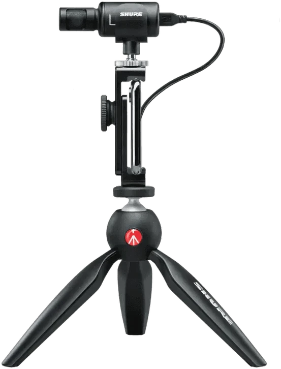 Shure Motiv MV88+DIG mikrofonas, juodas