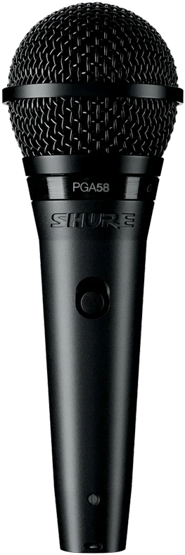 Shure PGA58-XLR-E rankinis mikrofonas su kabeliu