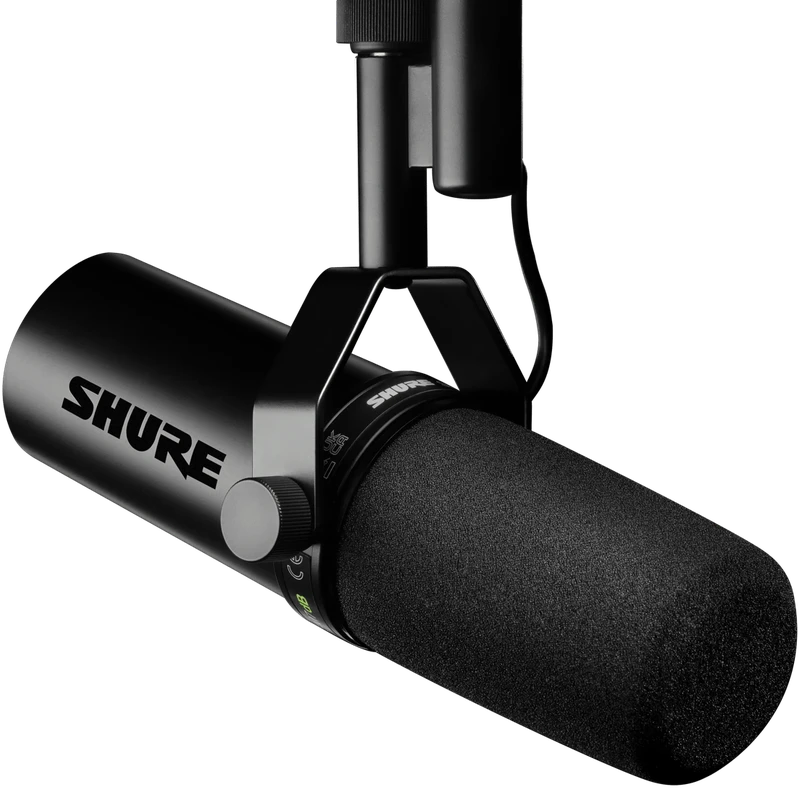 Shure | Dinaminis vokalinis mikrofonas su įmontuotu pirminiu stiprintuvu | SM7DB | Juodas