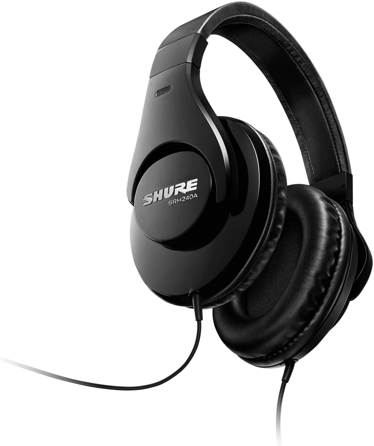 Profesionalios kokybės Ausinės Shure SRH240A-BK-EFS