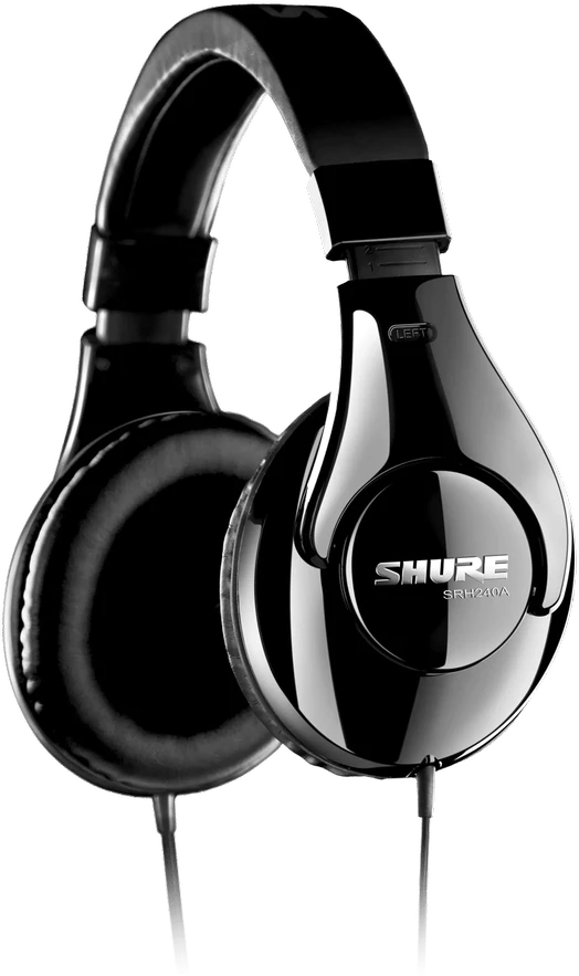 Profesionalios kokybės Ausinės Shure SRH240A-BK-EFS