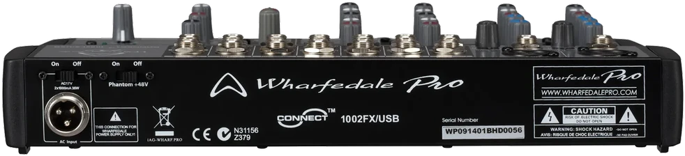 Wharfedale Connect 1002USB/FX mikšerinis pultas