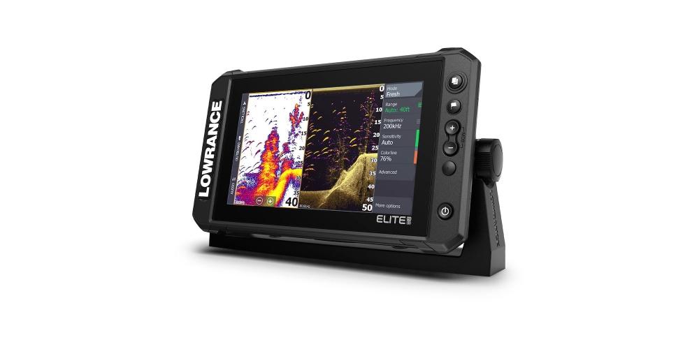 Echolotas Lowrance Elite-9 FS su sonaru Active 3-IN-1 ROW