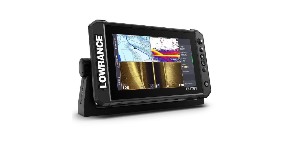 Echolotas Lowrance Elite-9 FS su sonaru Active 3-IN-1 ROW