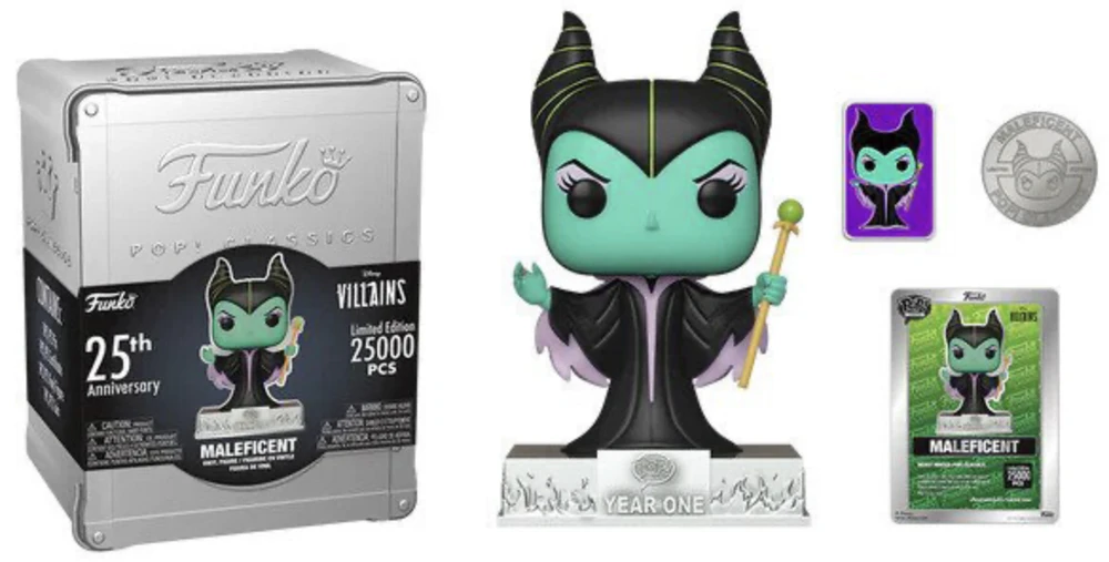 Funko POP! Disney 25th Anniversary Maleficent Set Exclusive