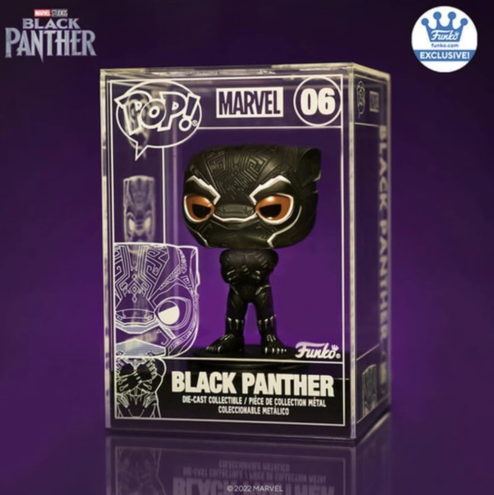 Funko POP! Marvel Juodas Panther Die Cast exclusive