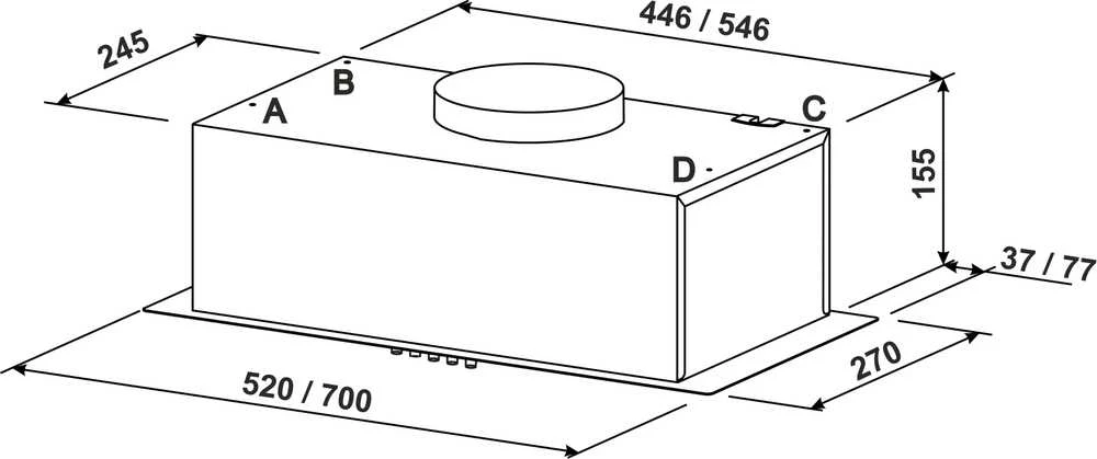 Įmontuojamas gartraukis Eleyus GMA L 14 150 52 IS