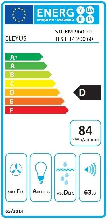 Įmontuojamas gartraukis Eleyus Storm 960 LED (TLS L 14 200 60 BL)