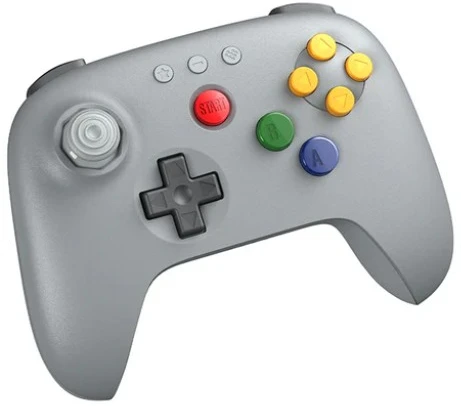 8BitDo 64 Bluetooth Belaidis valdiklis | Pilkas
