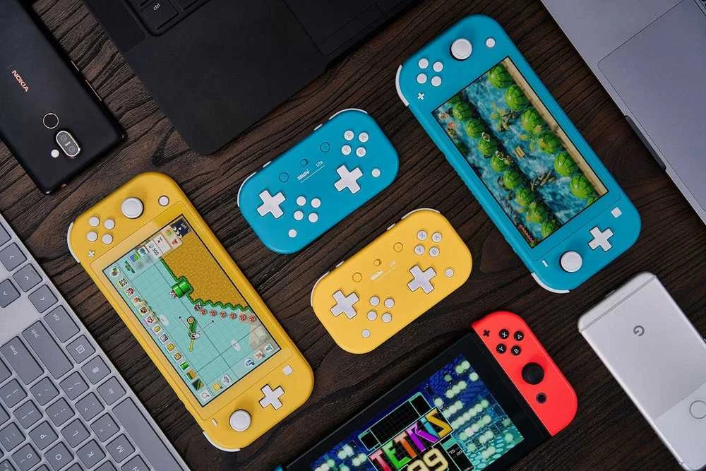 8BitDo Lite belaidis pultelis (geltonas)