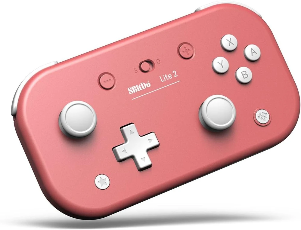 8BitDo Lite 2 belaidis valdiklis (Rožinis)