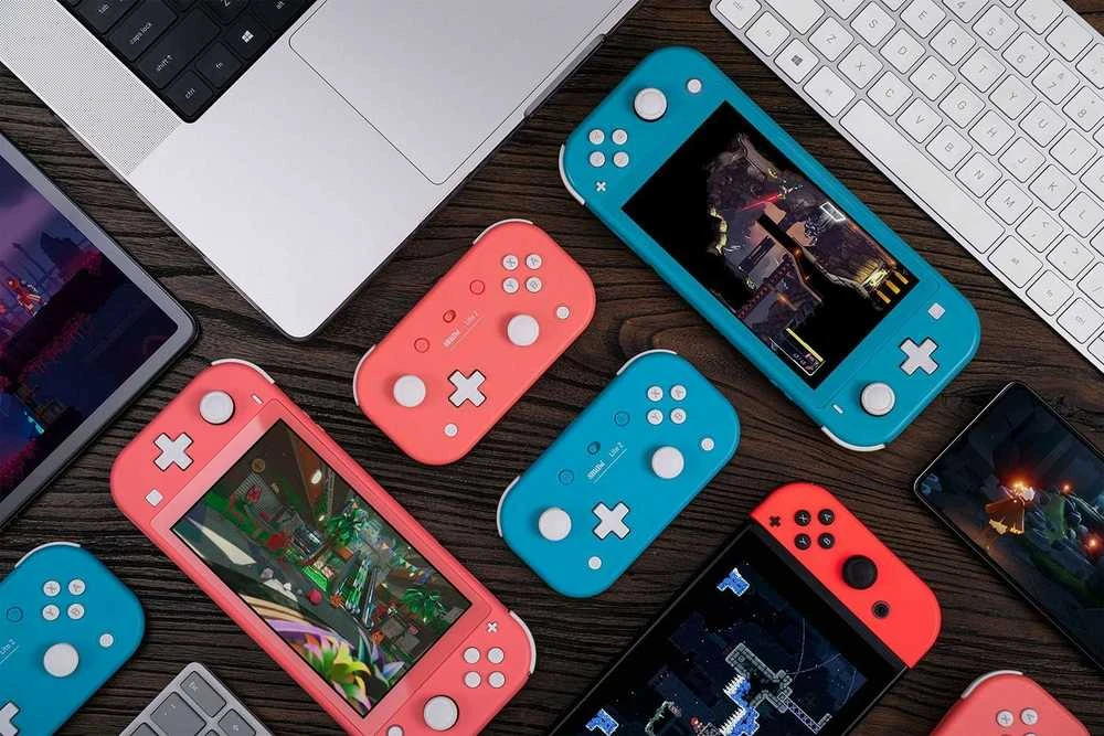 8BitDo Lite 2 belaidis pultelis (Rožinis)