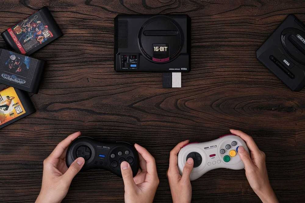 8BitDo M30 2.4G belaidis pultelis (baltas)