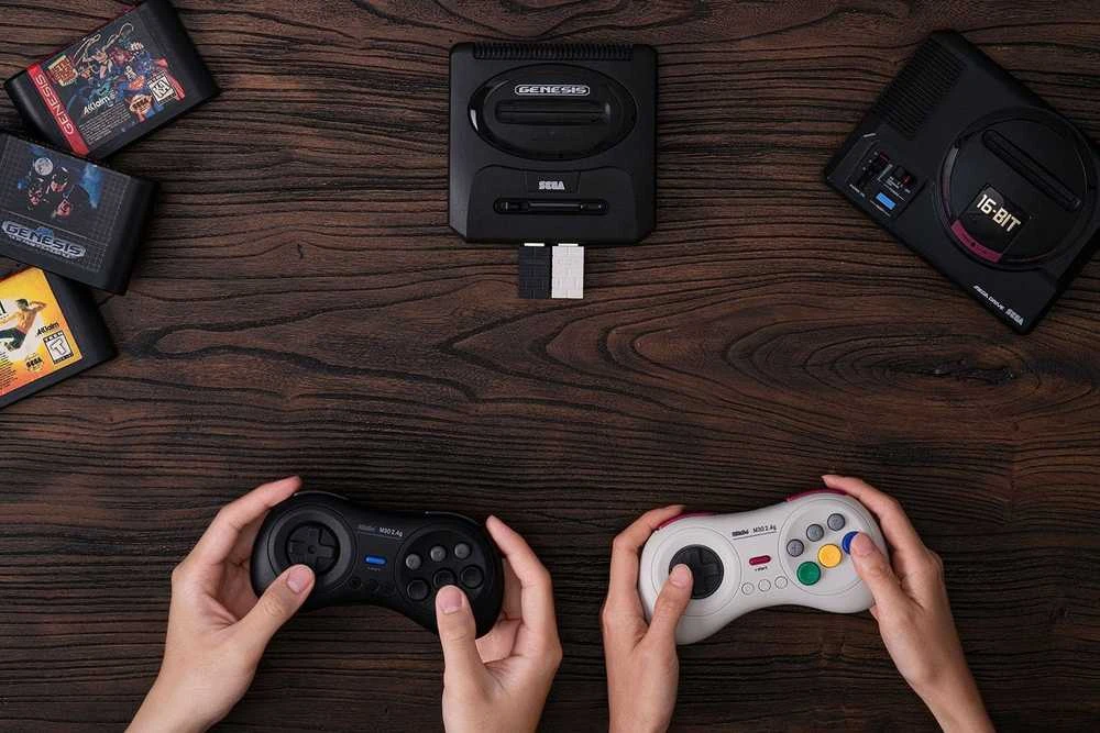 8BitDo M30 2.4G belaidis pultelis (baltas)