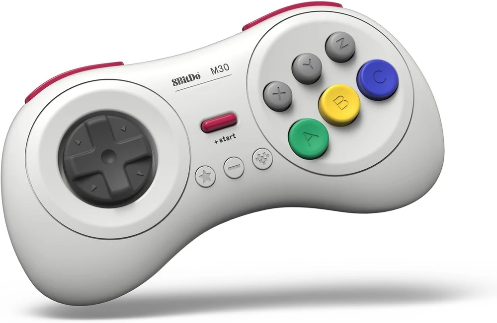 8BitDo M30 belaidis valdiklis (baltas)