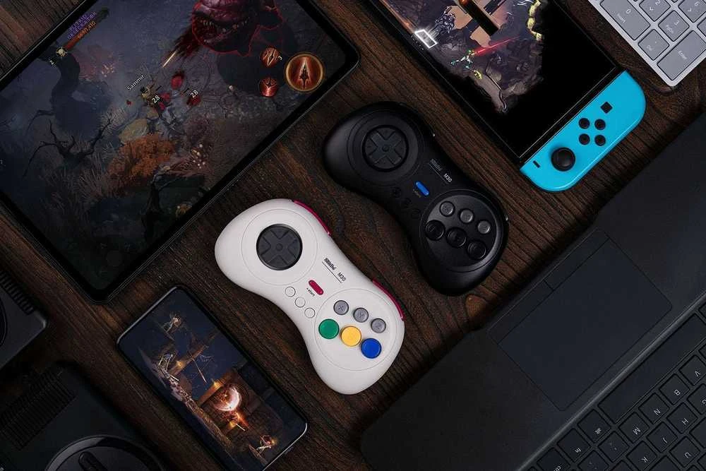 8BitDo M30 belaidis pultelis (baltas)