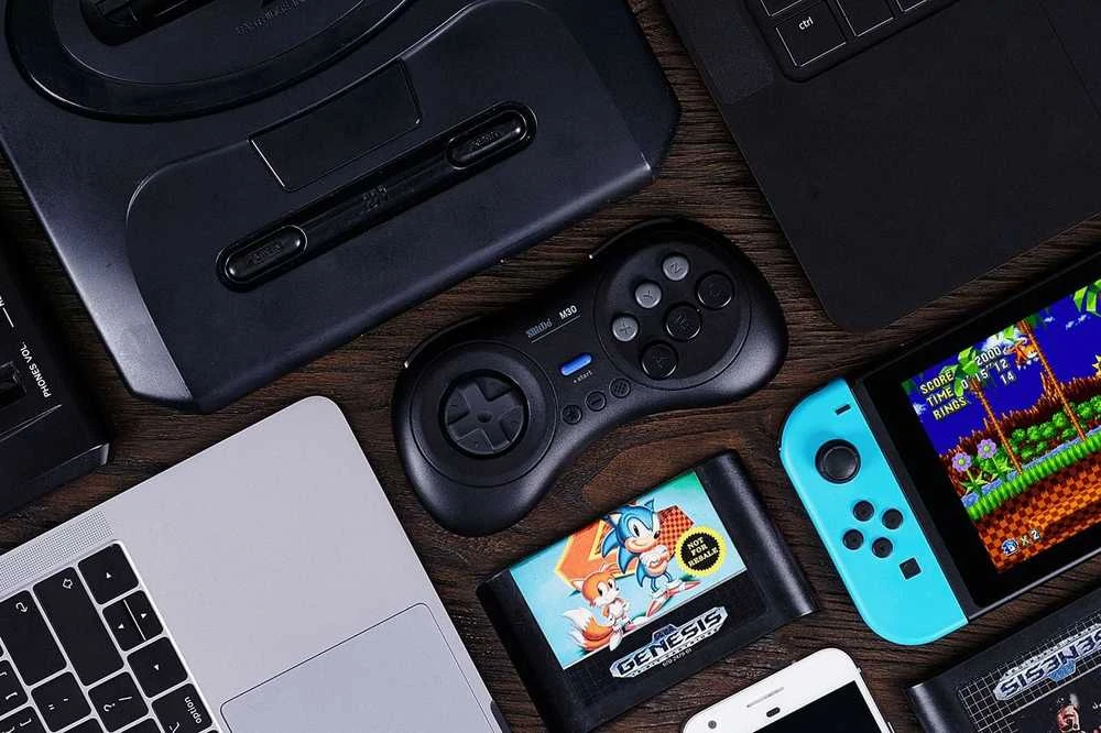 8BitDo M30 belaidis pultelis (juodas)