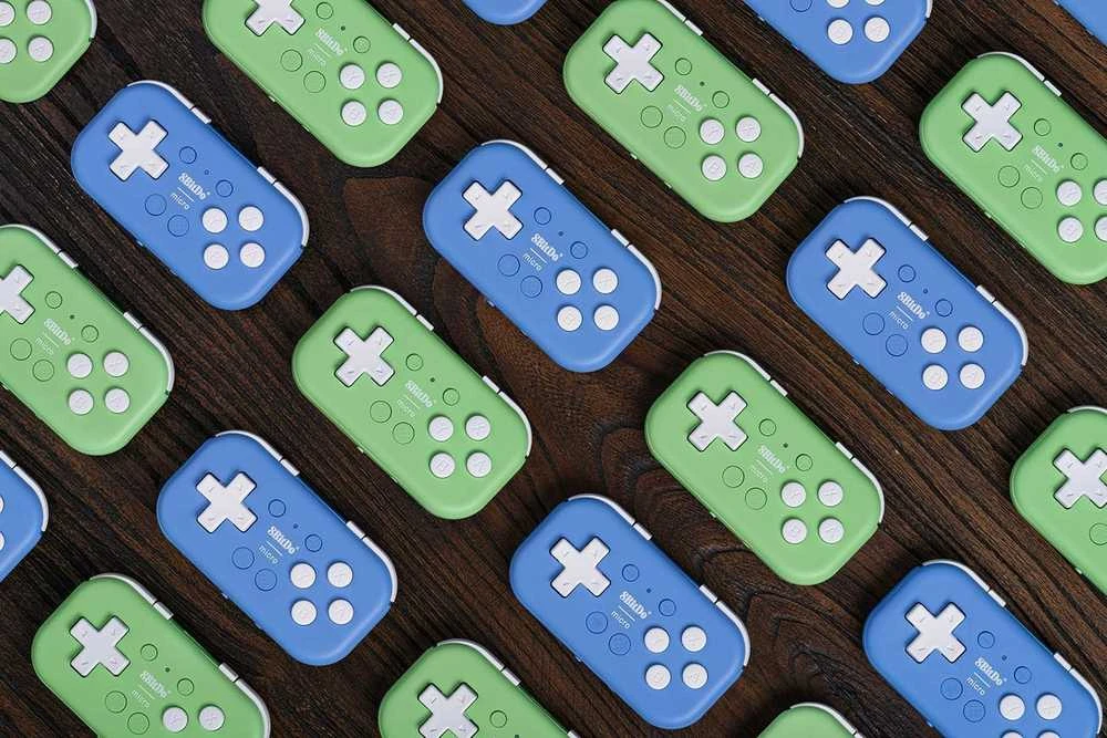 8BitDo Micro belaidis pultelis (mėlynas)