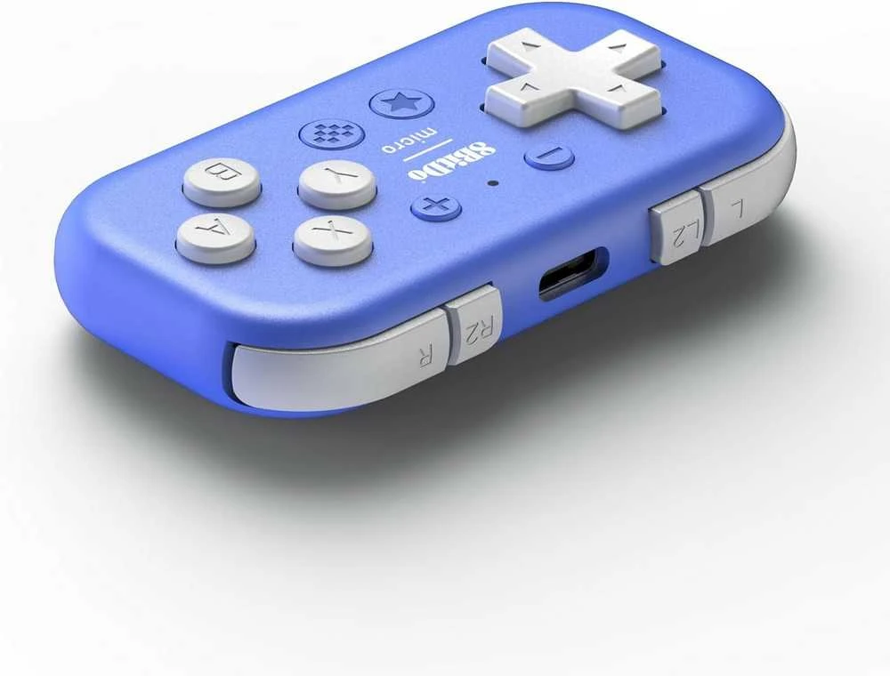 8BitDo Micro belaidis pultelis (mėlynas)