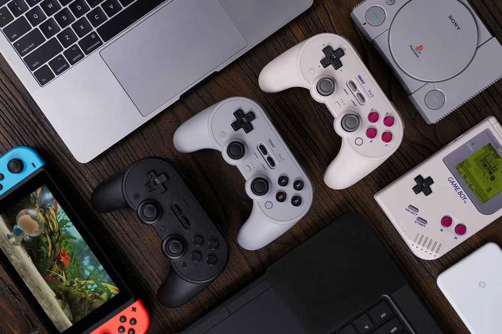 8BitDo PRO 2 belaidis pultelis (Juodas)