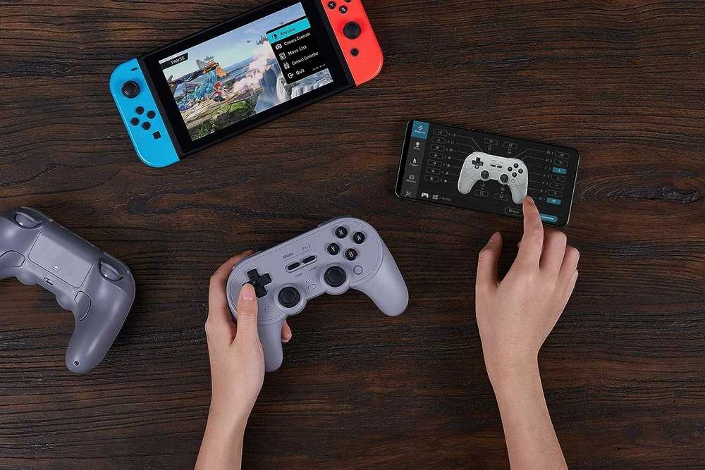 8BitDo PRO 2 belaidis pultelis (Juodas)