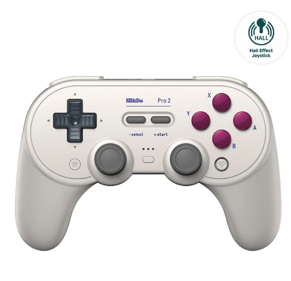 8BitDo PRO 2 Gamepad Hall Ed Belaidis valdiklis | Classic
