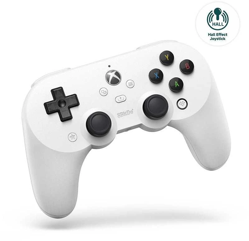 8BitDo PRO 2 laidinis pultelis Hall Effect | Baltas | XBOX, PC