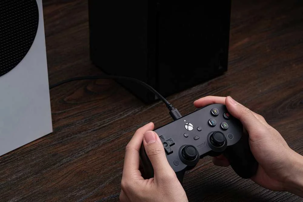 8BitDo PRO 2 laidinis pultelis (Juodas) Hall Effect, XBOX, PC