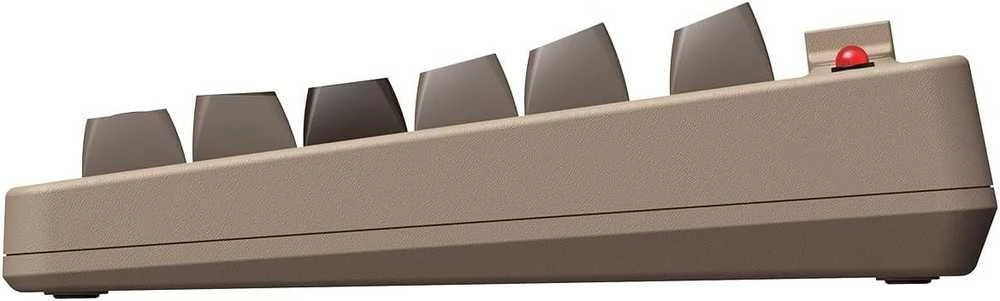 8BitDo Retro Mechaninė klaviatūra - C64 Edition - ISO - UK English - rusvai gelsvas