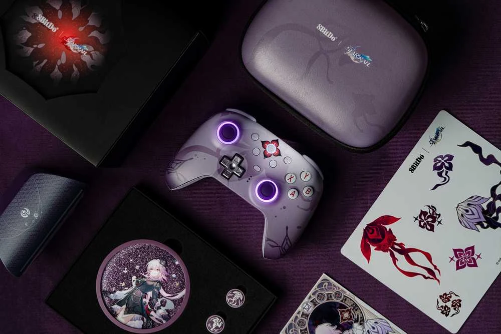 8BitDo Ultimate 2.4G belaidis pultelis (Honkai: Star Rail - Evernight Edition)