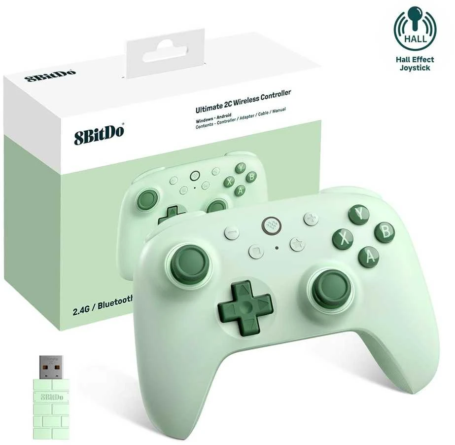 8BitDo Ultimate 2C laidinis valdiklis | Žalias