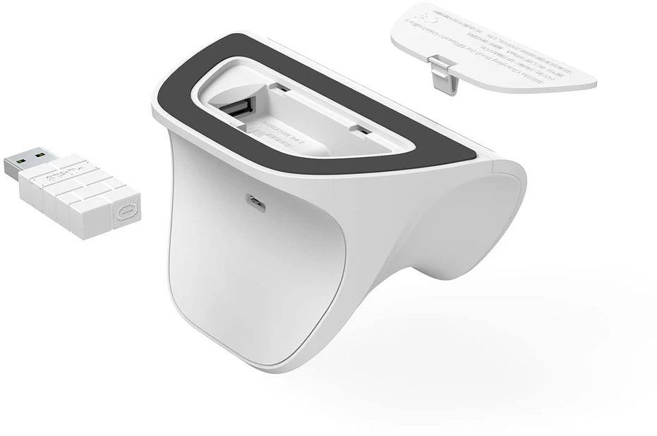 8Bitdo Ultimate Bluetooth Žaidimo pultas su įkrovimo doku, skirtas Switch ir Windows - baltas