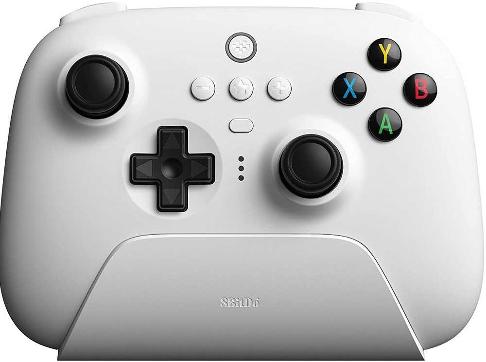 8BitDo Ultimate belaidis pultelis su pakrovimo stotele (Baltas)