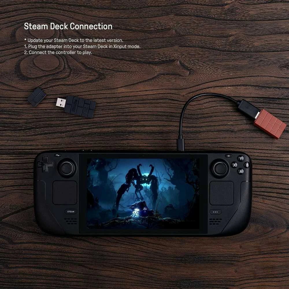 8BitDo USB belaidis adapteris 2 (rudas)