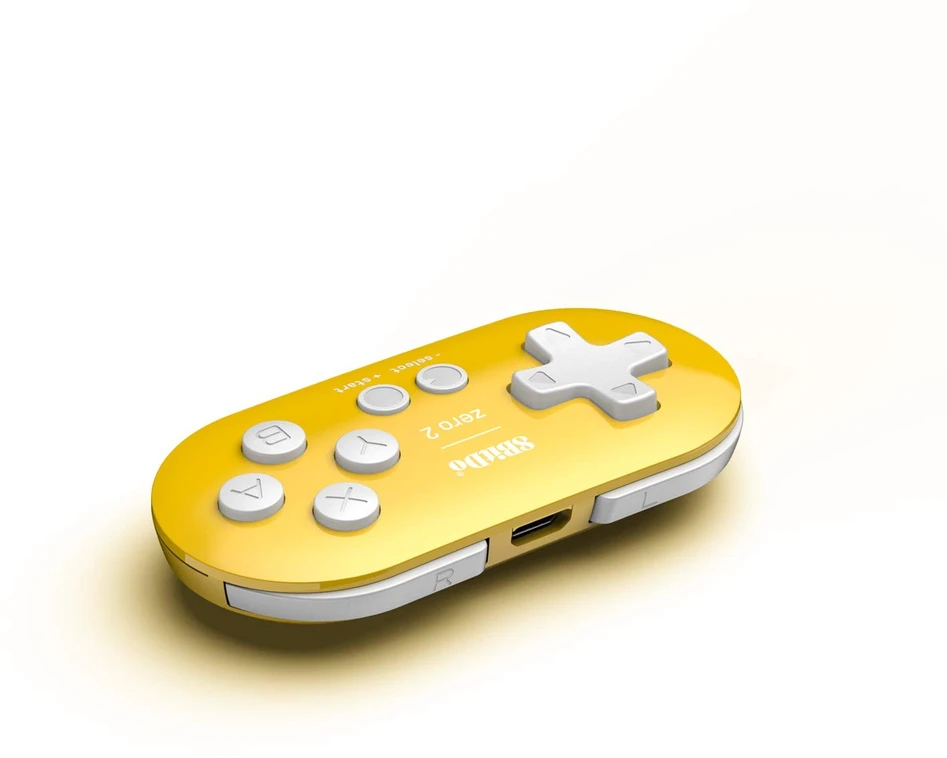8BitDo Zero 2 Geltonas
