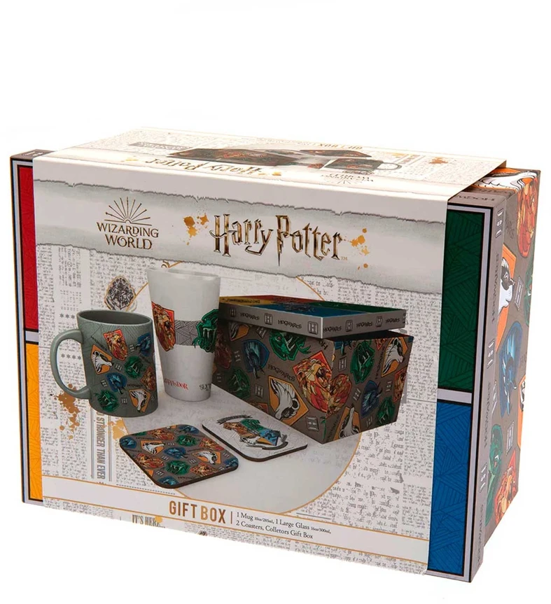 Abysse Corp „Harry Potter“ dovanų rinkinys: puodelis, stiklinė, 2 padėkliukai – „Stand Together“