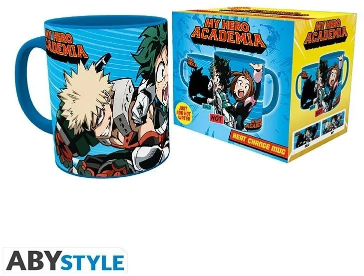 Abysse Corp „MY HERO ACADEMIA“ puodelis – „Heroes“ | Reaguojantis į karštį (320 ml)