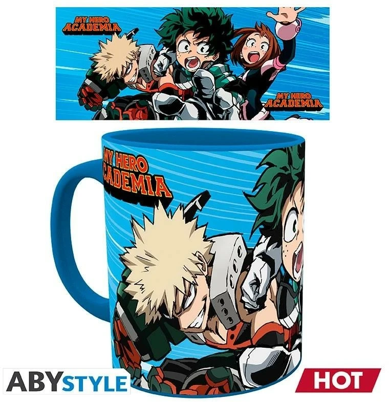 Abysse Corp „MY HERO ACADEMIA“ puodelis – „Heroes“ | Reaguojantis į karštį (320 ml)