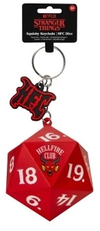 Abysse Corp Stranger Things - Squishy Hellfire Club - raktų pakabukas