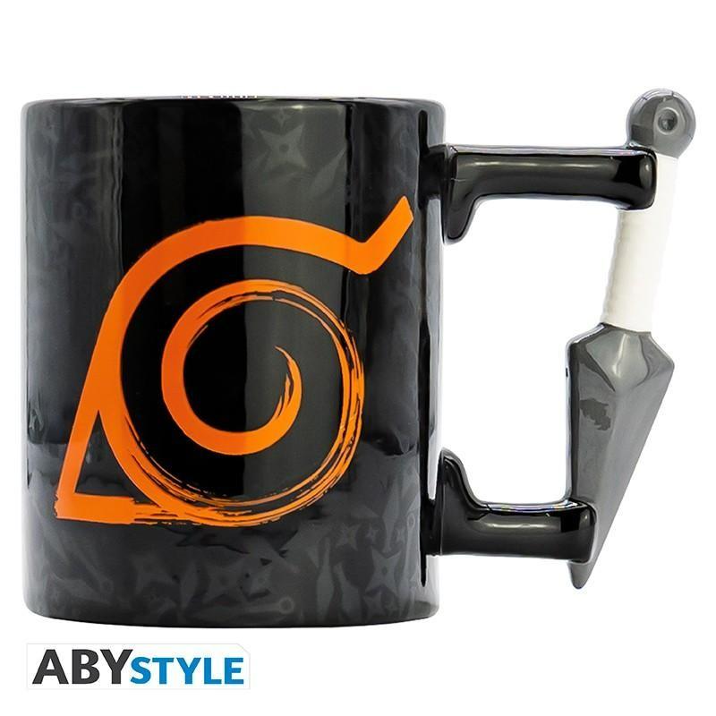 Abysse Corp ABYstyle Naruto Shippuden Konoha Kunai 3D puodelis | 460 ml