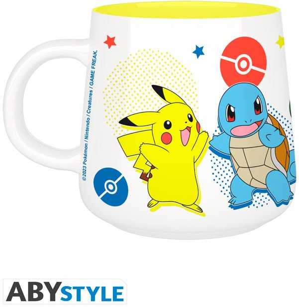 Abysse ABYstyle POKEMON Pusryčių Rinkinys: Puodukas ir Dubenėlis - Pikachu & Kanto Starters