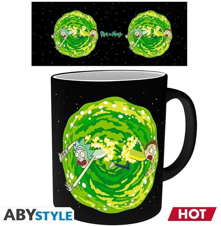 ABYstyle Rick and Morty puodelis | Reaguojantis į karštį 320 ml
