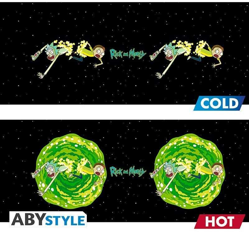 ABYstyle Rick and Morty puodelis | Reaguojantis į karštį 320 ml