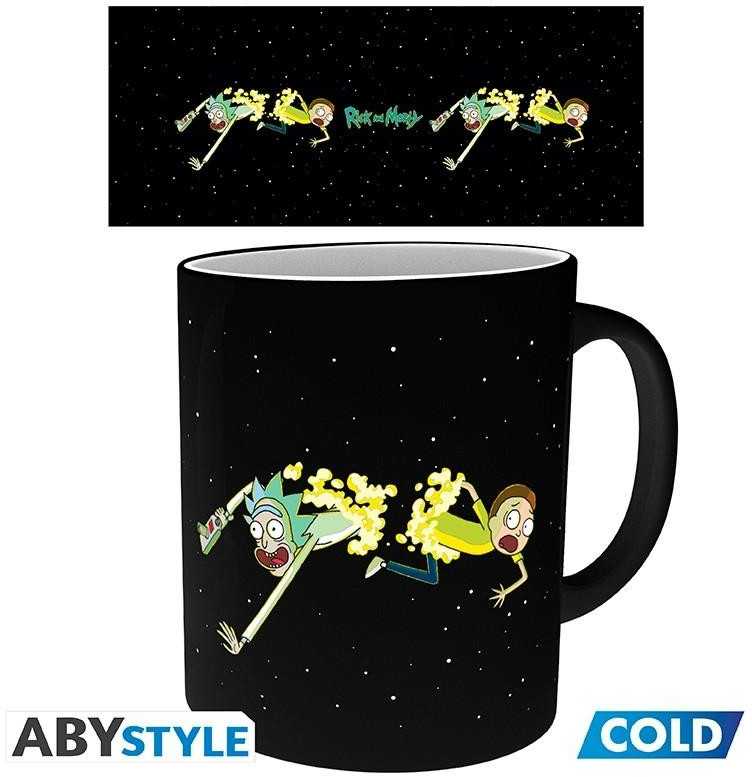 ABYstyle Rick and Morty puodelis | Reaguojantis į karštį 320 ml