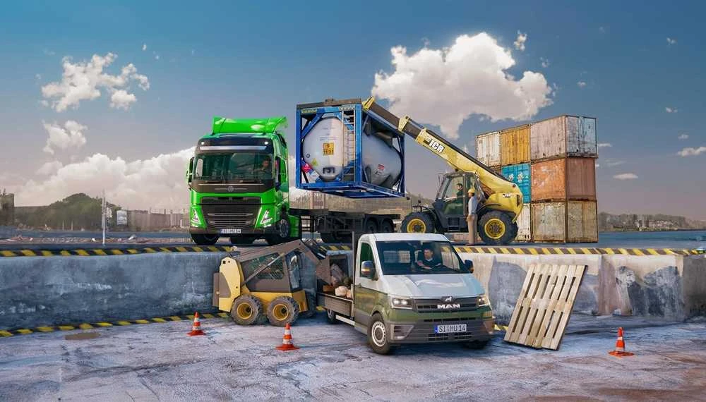 Truck „Aerosoft“ sunkvežimių ir logistikos simuliatorius PS5