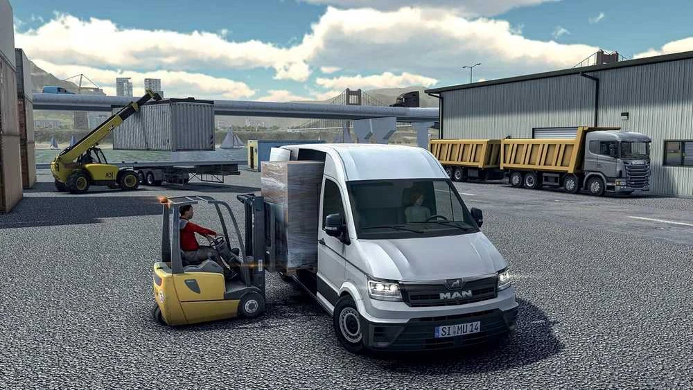 Truck „Aerosoft“ sunkvežimių ir logistikos simuliatorius PS5