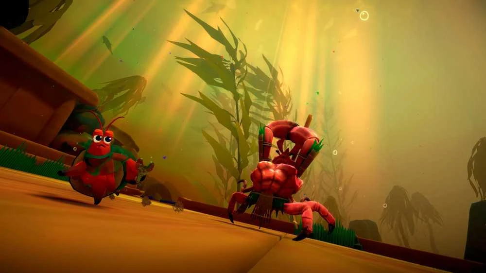 Aggro Crab Agrastinis krabas. Dar vienas krabo lobis.