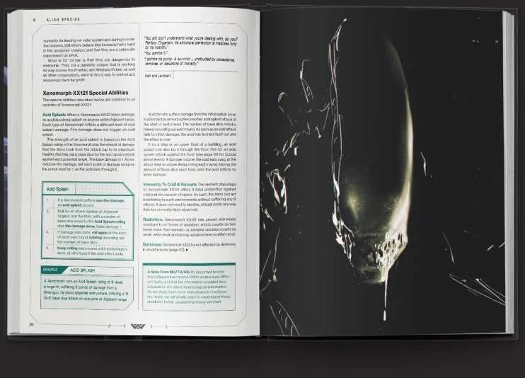 Alien RPG: Evolved Edition Core Rulebook knyga