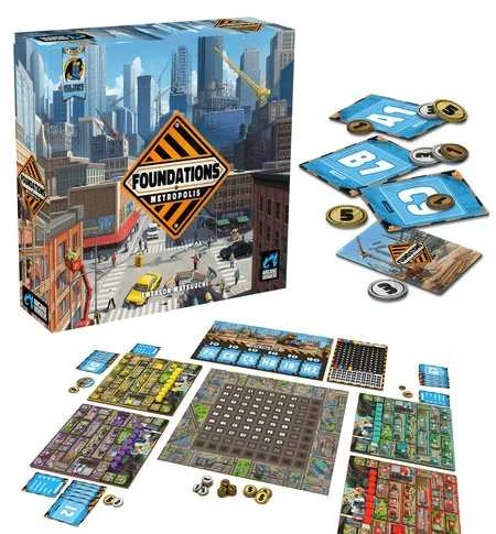 Stalo žaidimas Arcane Wonders Foundations of Metropolis (Metropolio pamatai)