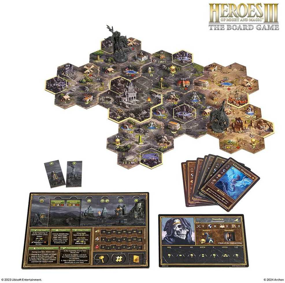 Enigma „Archon Studio“ „Heroes of Might & Magic III“: stalo žaidimas